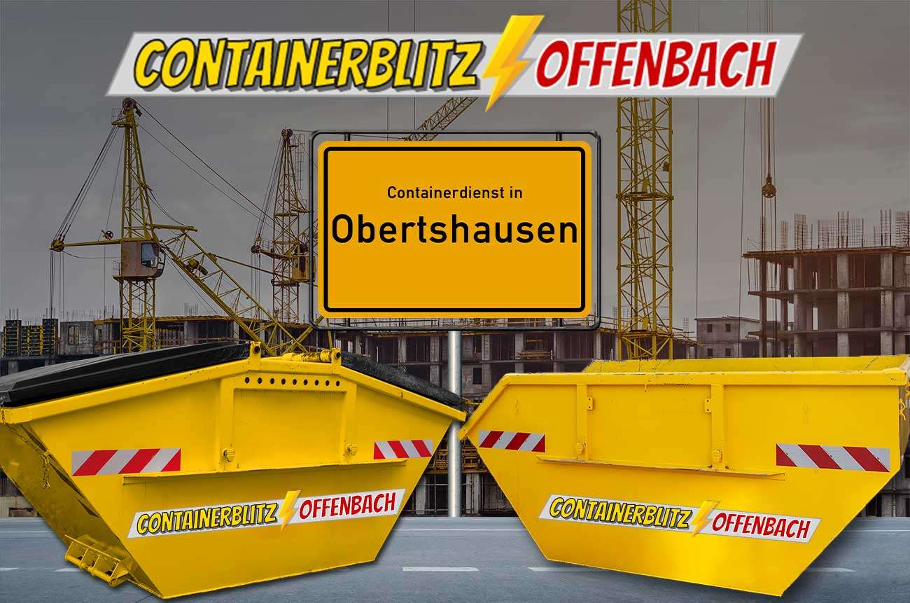Container für Bauschutt mit und ohne Deckel in Obertshausen