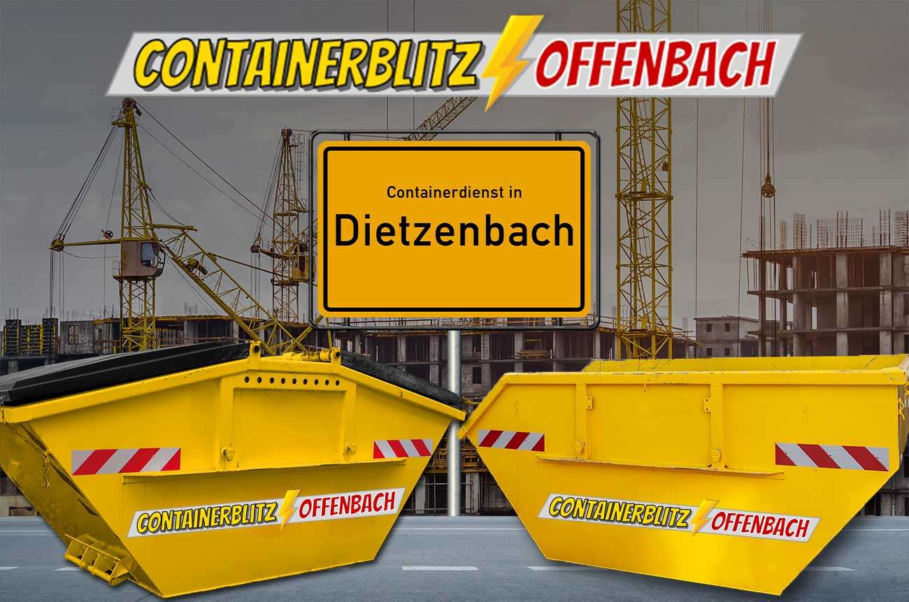 Container für Bauschutt mit und ohne Deckel in Dietzenbach